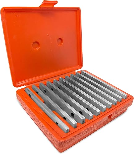 WEN 10380 20-Piece Precision-Ground 1/8-Inch Parallel Sets with Case - Poueer