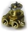 Fluid-O-Tech Pump 401 Brass Rotary Vane w ByPass 2.3 GPM - Poueer