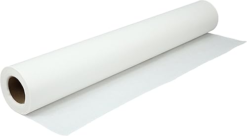 Exam Table Paper Smooth 21 inch x 225 Feet- White, Smooth, Disposable Paper for Patient Protection - 12 Rolls/CS - Poueer