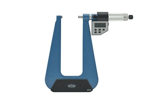 Shars 1-2' Precision Electronic Deep Throat Micrometer .0001' 303-2440 L] - Poueer
