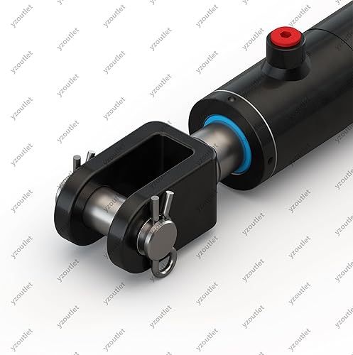 Mighty Double Acting Hydraulic Welded Cylinder Clevis - 2' Bore x 8' Stroke - Poueer