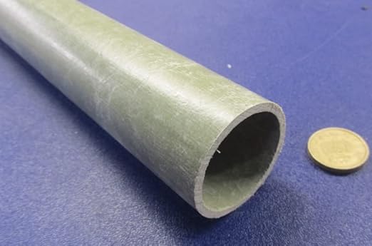 FRP Fiberglass Round Tube 1.75' (1-3/4') OD x 1.50' (1-1/2') x 5 Ft. Length Green 1 pc - Poueer