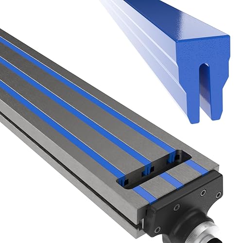 T-Slot Cover 5/8” for Milling Machine by Edge Technology (Blue) - Poueer