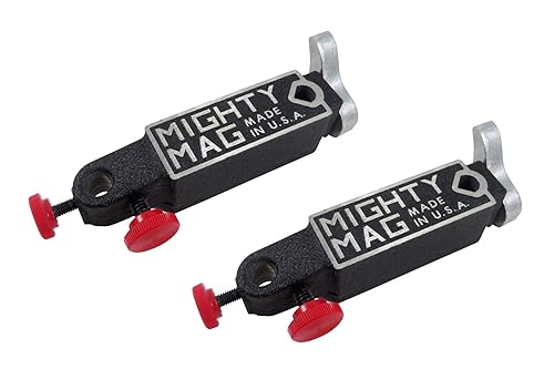 Westhoff 400-3 Mighty Mag Base with Quick Release Cam Lever, 45 Pounds Pull and 6 Mounting Locations (2) - Poueer