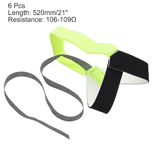 MECCANIXITY 12pcs ESD Anti Static Foot Heel Straps Anti Static Wrist Strap Band Adjustable for Grounding Protecting Electronics Against Electric Shock - Poueer