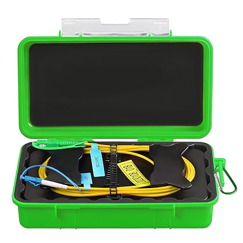 OTDR SCAPC-SCAPC 1KM Fiber Optic Transmission Launch Cable Box Fiber Optic Testing Extension line Transmission Cable Ring Test Tools OTDR Dead Zone Eliminator Test Tool - Poueer