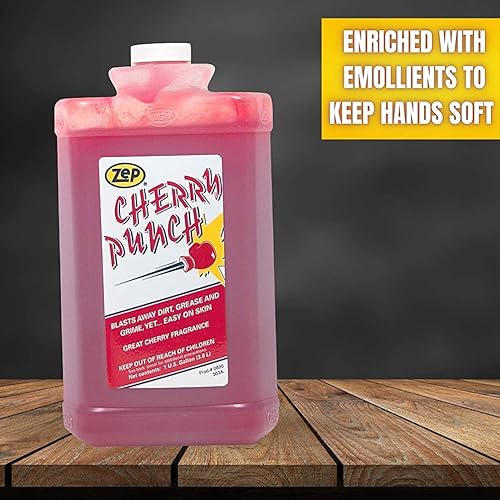Zep Grip Industrial Pumice Hand Cleaner - 1 Gallon, (Case of 4) 308524 - Heavy Duty Degreaser. Contains Aloe Vera For Soft Smooth Finish - Poueer
