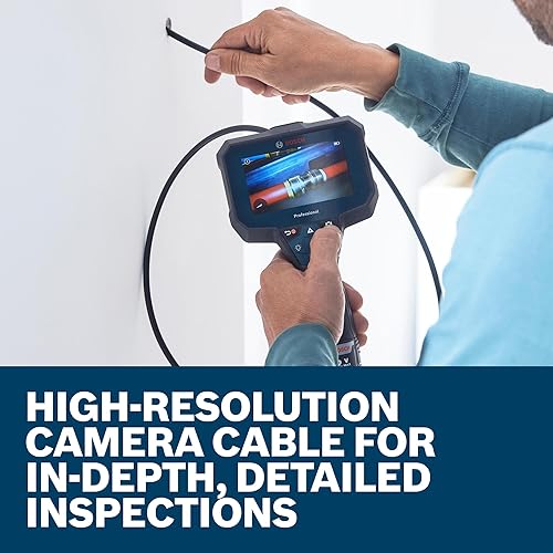 BOSCH GIC-CC5-8 Inspection Camera Cable - 5 Ft High-Resolution, Durable, IP67 Rated for HVAC & Home Inspections - Poueer