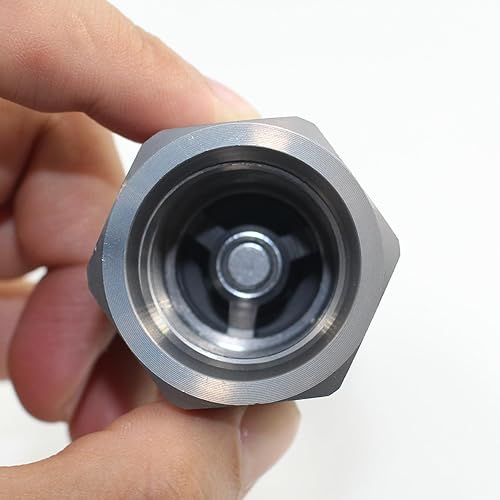 1/2'' NPT Flat Face Hydraulic Quick Connect Coupling Set Skid Steer Loader Quick Disconnect Coupler with Dust Caps ISO12.5 - Poueer