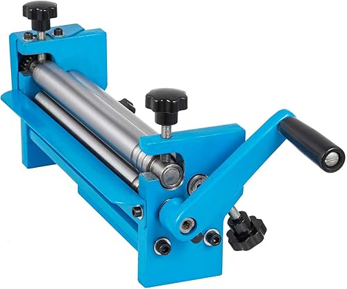 Mophorn SJ 300 Slip Roll Machine, Max 12inch/300mm Forming Width & 1mm Thickness Sheet Metal Roller, Manual Slip Roll with Crank Handle - Poueer