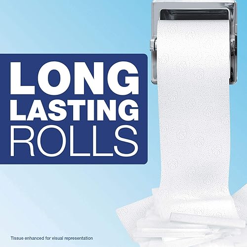 Charmin Commercial Bathroom Tissue, Septic Safe, Individually Wrapped, 2-Ply, White, 450 Sheets/roll, 75 Rolls/carton - Poueer