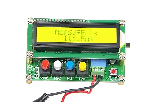 LC100-A LC-100A Digital LCD High Precision Inductance Capacitance L C Meter Accuracy 1% - Poueer