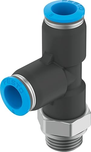 FESTO QSTL-G3/8-8 186173 Push-in T-Fitting (10 Units/Package) - Poueer