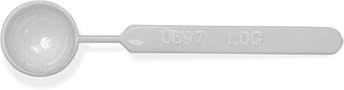 SP Scienceware Bel-Art F36721-0100 Mini Sampling Spoon; 1ml (0.034oz), Plastic (Pack of 25), White (367210100) - Poueer
