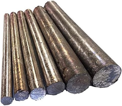 Lead Cast Rod - 1.25 inch Diameter x 1 Foot Length - Poueer