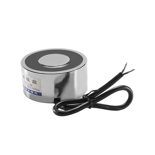 Heyiarbeit 12V DC 1500N Electric Lifting Magnet Electromagnet Solenoid Lift Holding 80mmx38mm - Poueer