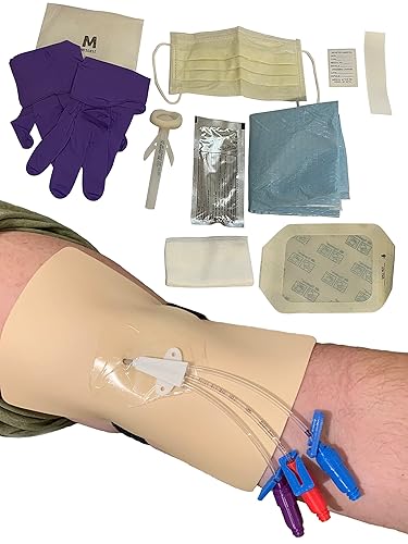 Central Line Care Practice Set with Accessories - Poueer