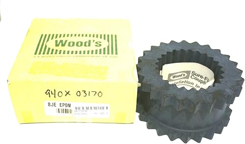 8JE 4500 RPM, 5-1/16 INCH OUTER DIAMETER, BLACK, COUPLING SLEEVE, J TYPE SLEEVE, SIZE 8 COUPLING, SOLID, SURE-FLEX PLUS S-FLEX SERIES - Poueer