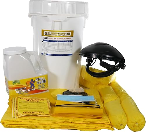 Base/Alkaline/Caustic Neutralizer 6.5 gal Spill Kit - Poueer
