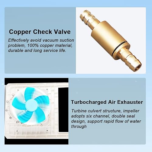 INTBUYING Water Circulating Vacuum Pump with 15L Water Tank Flow Rate 60L/min Water Circulation for Lab Chemistry Equipment - Poueer