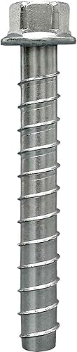 Simpson Strong-Tie THDB62600HMG Titen HD 5/8 in. x 6 in. Mechanically Galvanized Heavy-Duty Screw Anchor (10-Qty) - Poueer