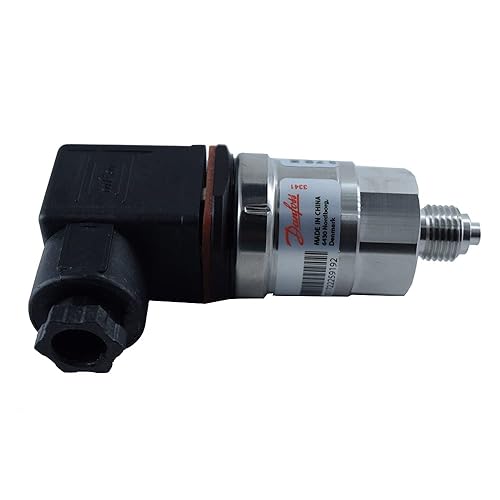 Heavy Duty Pressure Transmitter Transducer (Range: 0 to 1 bar) G ¼ Thread with 4-20mA for Industrial, Hydraulic Applications & HVAC by | Model: MBS 3000 Pack of - Poueer
