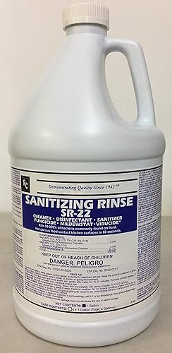Hospital Grade Disinfecting and Sanitizing Rinse SR-22 CONCENTRATE- Makes 160 Gallons of Cleaner! - Poueer