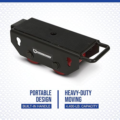 Strongway Machinery Skate, 4400-Lb. Capacity, 2 Wheels, Model# CH-2.5 - Poueer