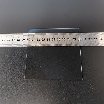 ITO (Indium tin Oxide)Substrate Coated Conductive Glass Slides 100×100×0.7mm 7ohm/sq (6pcs) - Poueer