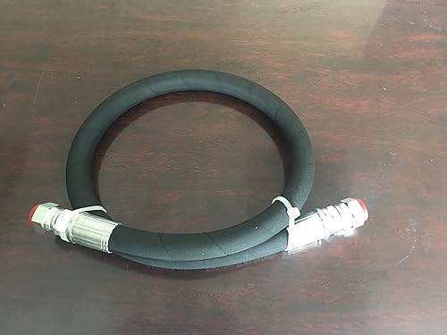 3/8'' x 60'' 5,000 Hydraulic Hose Assembly 2 Female JIC Swivels fittings with 9/16-18 Threads - Poueer