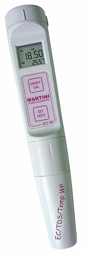 Milwaukee EC59 LED Waterproof Combination Pocket EC/TDS/Temp Tester with Replaceable Electrode, 3999 microSiemens/cm, 1 microSiemens/cm Resolution, 2 percent EC/TDS Accuracy, 0.0 to 60.0 degree C - Poueer