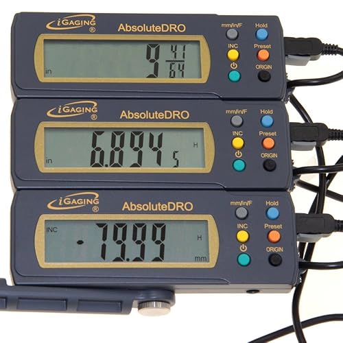 iGaging 6' Absolute Digital Readout DRO Stainless Steel Super High Accuracy w/Remote Reading - Poueer