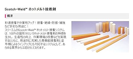 3M Hot Melt Adhesive 3764 Q, Clear, 5/8 in x 8 in, 11 lb/case - Poueer