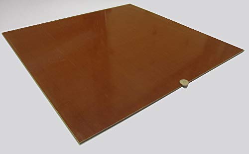 Micarta Canvas CE Phenolic Sheets .188' (3/16') Thick x 24' x 24' - Poueer