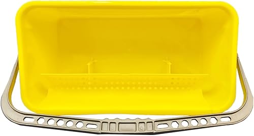 30 L Flat MOP Bucket, Commercial, Microfiber Bucket, Yellow Colour - Poueer