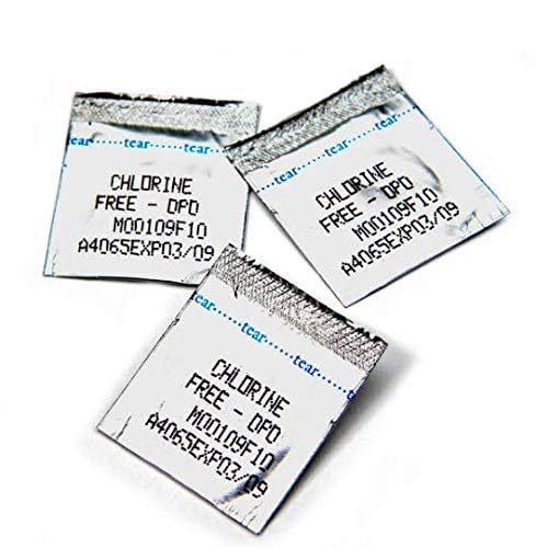 Hach 2105569 DPD Free Chlorine Reagent Powder Pillows, 10 mL, (Pack of 100) - Poueer