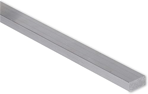 1/4' X 1/2' Stainless Steel Flat Bar, 304 General Purpose Plate, 48 Inch Length, Mill Stock, 0.25 inch Thick - Poueer