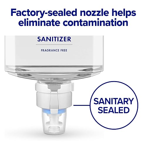 PURELL Advanced Hand Sanitizer Gel, Clean Scent, 1200 mL Refill for PURELL ES6 Automatic Hand Sanitizer Dispenser (Pack of 2) - 6463-02 - Poueer