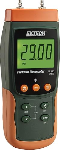 Extech SDL720 Differential Pressure Manometer/Datalogger - Poueer