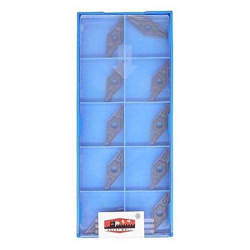 GREAT WALL VNMG331 Carbide Insert Cutter VNMG160404-PM Grade of GW3025 for Steel Semi-Finishing Turning Cutting,10pcs - Poueer