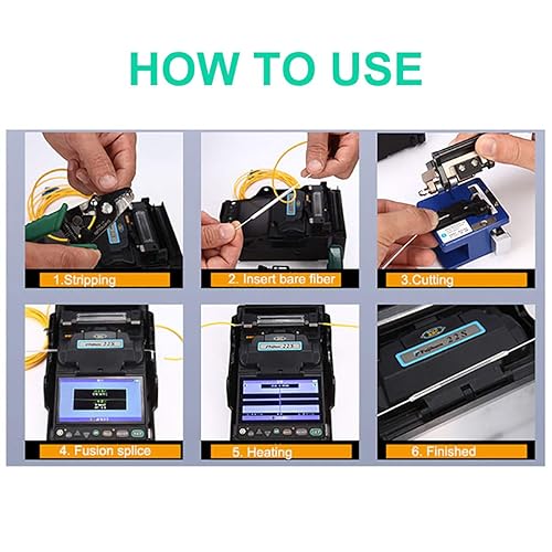 Fiber Optic Fusion Splice Protection Sleeve 1000pcs,Come with Box(Recovered Dia.2.4mm,60mm) - Poueer