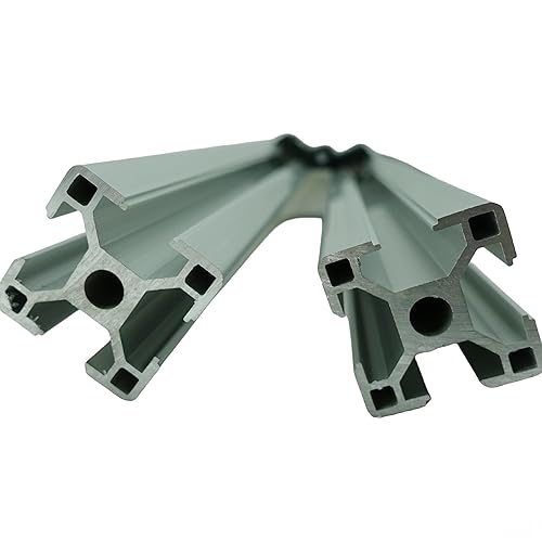 SANTIE 1 PCS T-Slot Framing System: 30 Series, 1200mm Lg, 30 mm x 30 mm, Single, 4 Open Slots, Smooth - Poueer