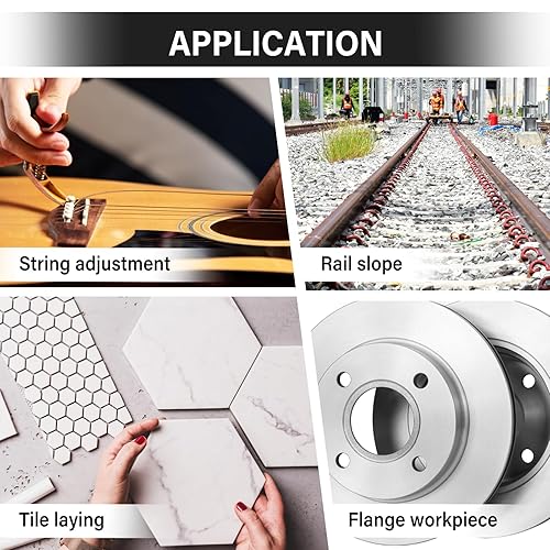 YUCHENGTECH Taper Gage Inches 0.01'- 0.15' Wedge Feeler Gauge Gap Gauge Feeler Gap Hole Measure Tool Graduation 0.001' Inch Unit - Poueer