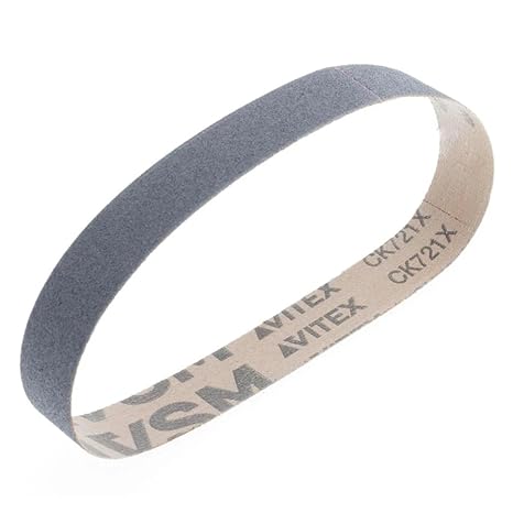 6 inch x 123 inch, 80 Grit, KK752X (General Grade), X-Weight, Aluminum Oxide (A/O), Abrasive Sanding Belts, 10-Pak - Poueer