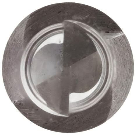 AMG-M-M-DP Carbide Micro Drill Mill, Metric, Uncoated (Bright) Finish, 30 Deg Point Angle, 2 Flutes, 38mm Overall Length, 0.5mm Cutting Diameter, 3mm Shank Diameter - Poueer