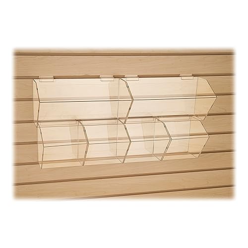 Econoco HP/DB69 Modular Dump Bin, 6' Width x 9' Height, Clear (Pack of 12) - Poueer
