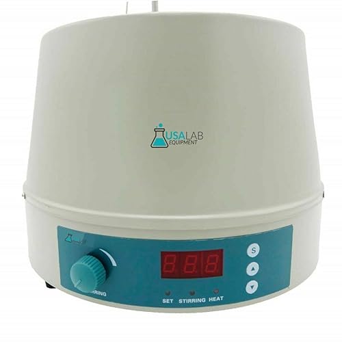 2L 300°C 1200 RPM Digital Magnetic Heating Mantle - USAlab - Poueer