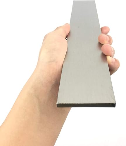 304 Stainless Steel Flat Bar Thickness 8mm Width 10-50mm Solid Flat Bar Good Stability Length 500 mm,8×20×500mm - Poueer