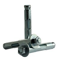 (125pcs) 1/2'x4' Sleeve Anchor, Hex Nut, Zinc CR+3 (inch), Size: 1/2', Length: 4' - Poueer