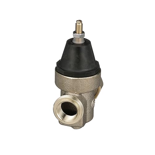 Watts LFN45B Series 3/4' Lead-Free Cast Copper Silicon Alloy Water Pressure Reducing Valve, Double Union Solder Inlet and Outlet, Elastomer Disc, Adjustable Pressure 25 to 75 psi, Maximum 400 psi - Poueer